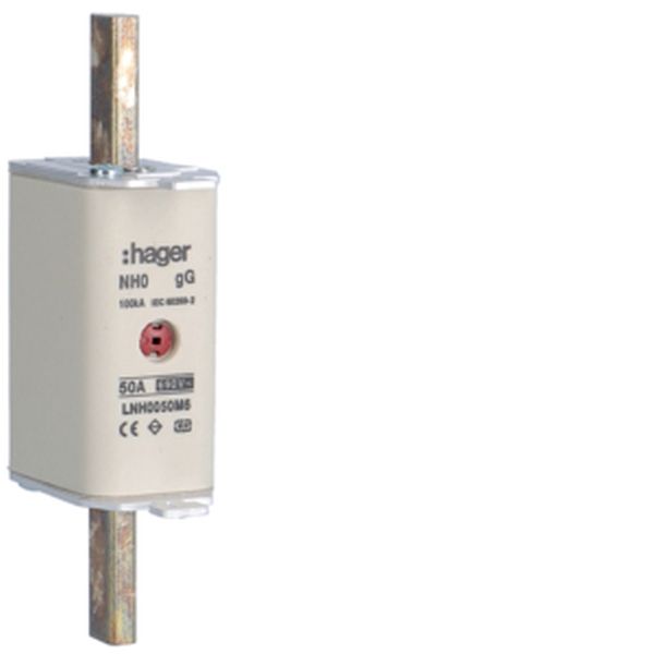 Hager LNH0050M6 NH0 gG 690V 50A K-Melder NH-Sicherungseinsatz (LNH0050M6)