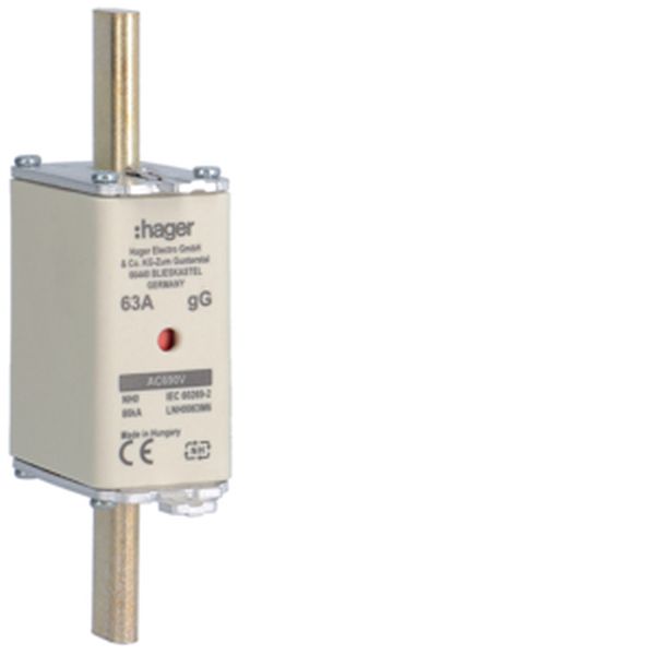 Hager LNH0063M6 NH0 gG 690V 63A K-Melder NH-Sicherungseinsatz (LNH0063M6)