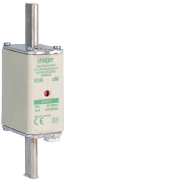 Hager LNH0063M6A NH0 aM 690V 63A K-Melder NH-Sicherungseinsatz (LNH0063M6A)