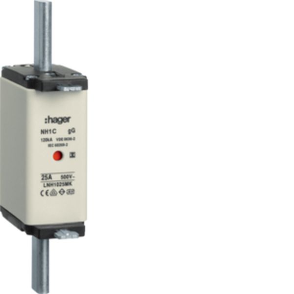 Hager LNH1025MK NH1C gG 500V 25A Iso-Griff NH-Sicherungseinsatz (LNH1025MK)