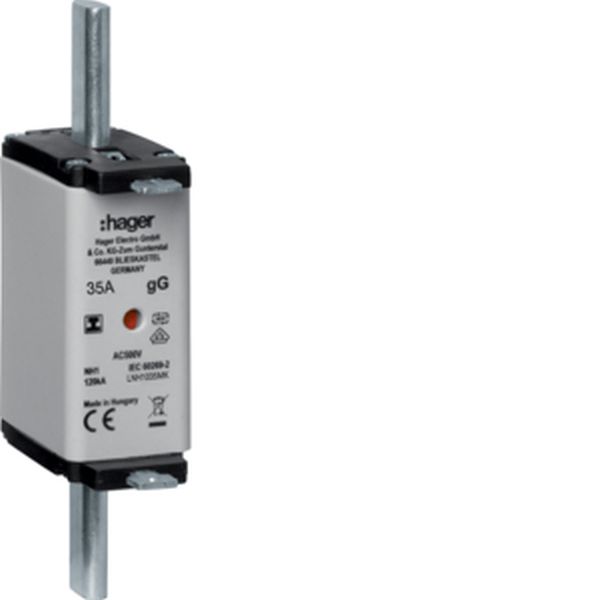 Hager LNH1035MK NH1C gG 500V 35A Iso-Griff NH-Sicherungseinsatz (LNH1035MK)