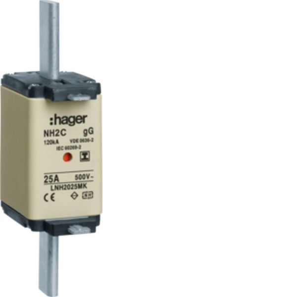 Hager LNH2025MK NH2C gG 500V 25A Iso-Griff NH-Sicherungseinsatz (LNH2025MK)