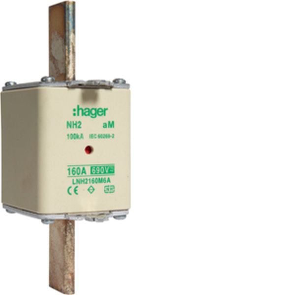 Hager LNH2160M6A NH2 aM 690V 160A K-Melder NH-Sicherungseinsatz (LNH2160M6A)