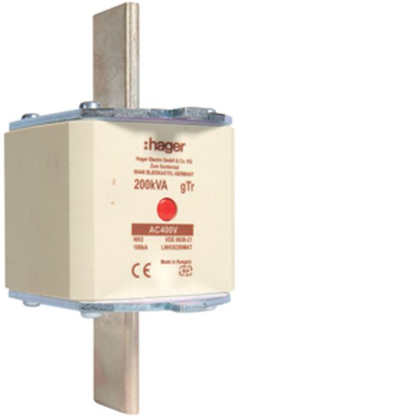 Hager LNH30289M4T NH3 gTr 400V 200kVA 289A M NH-Sicherungseinsatz (LNH30289M4T)