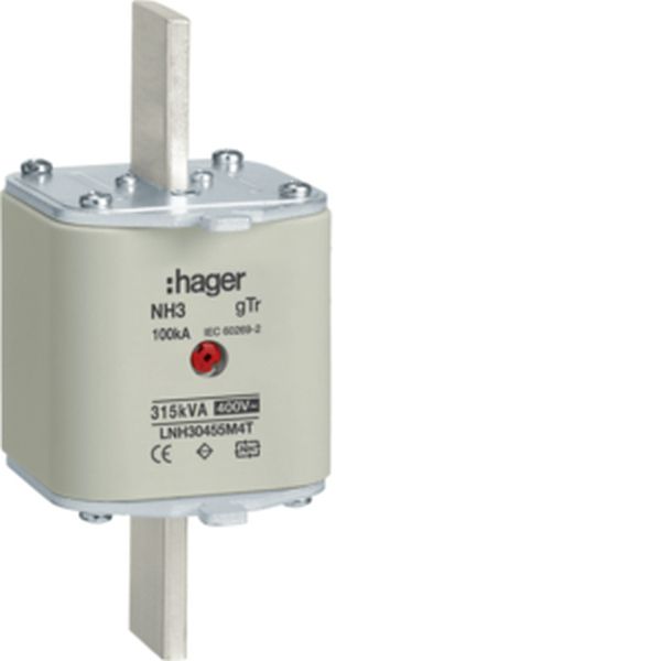 Hager LNH30455M4T NH3 gTr 400V 315kVA 455A M NH-Sicherungseinsatz (LNH30455M4T)