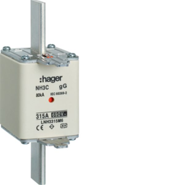 Hager LNH3315M6 NH3 gG 690V 315A K-Melder NH-Sicherungseinsatz (LNH3315M6)