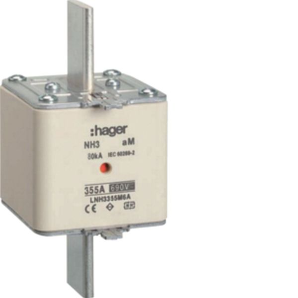 Hager LNH3355M6A NH3 aM 690V 355A K-Melder NH-Sicherungseinsatz (LNH3355M6A)