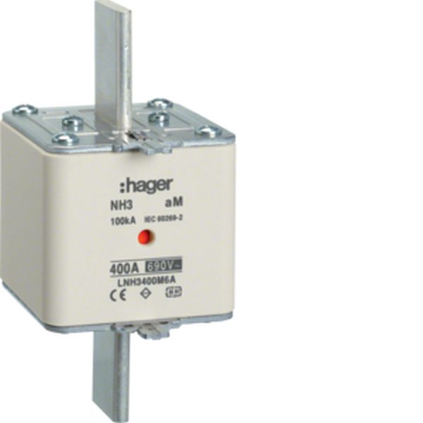 Hager LNH3400M6A NH3 aM 690V 400A K-Melder NH-Sicherungseinsatz (LNH3400M6A)