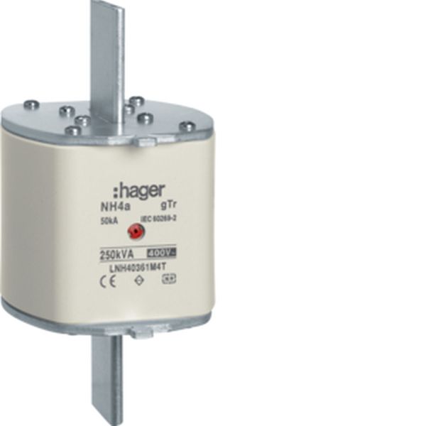 Hager LNH40361M4T NH4a gTr 400V 250kVA 361A M NH-Sicherungseinsatz (LNH40361M4T)