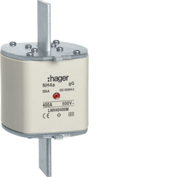 Hager LNH40400M NH4a gG 500V 400A M-Melder NH-Sicherungseinsatz (LNH40400M)