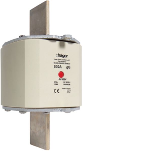 Hager LNH40630M NH4a gG 500V 630A M-Melder NH-Sicherungseinsatz (LNH40630M)