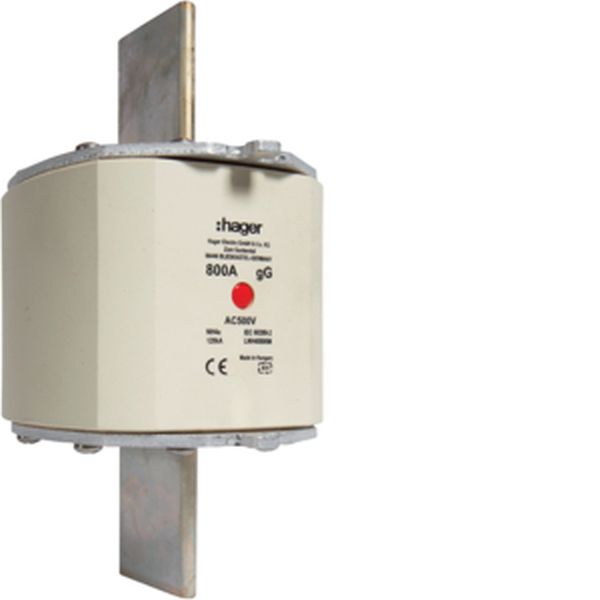Hager LNH40800M NH4a gG 500V 800A M-Melder NH-Sicherungseinsatz (LNH40800M)