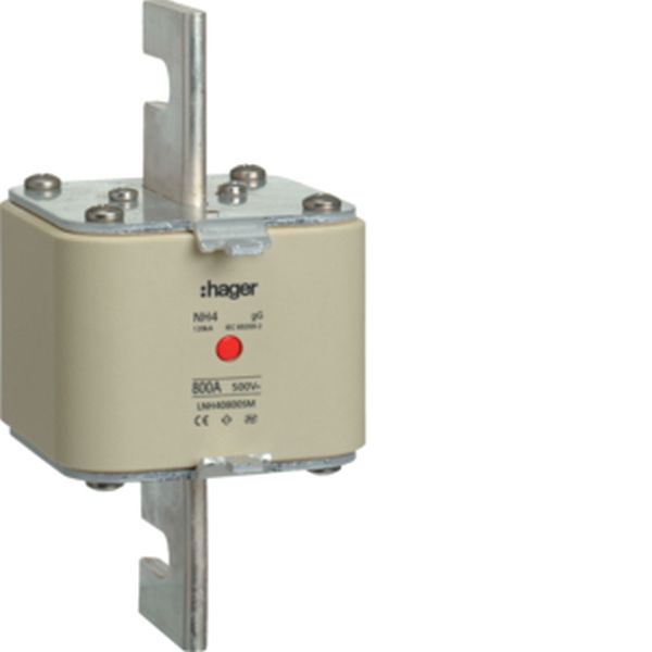 Hager LNH40800SM NH4 gG 500V 800A NH-Sicherungseinsatz (LNH40800SM)