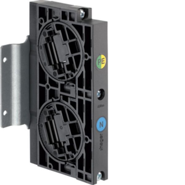 Hager UZ62MB2 universN 2polig+Montageblech PE/N-Träger (UZ62MB2)