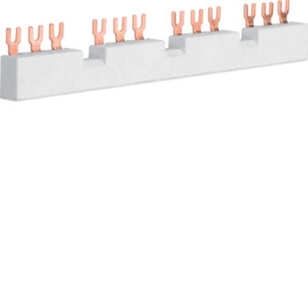 Hager KD304M 3polig Gabel 10qmm 63A 4 Motor Phasenschiene (KD304M)