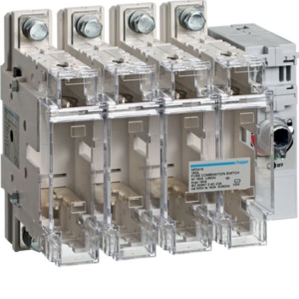 Hager HFD416 mit Sicherung 4polig 160A T00 Schalter (HFD416)