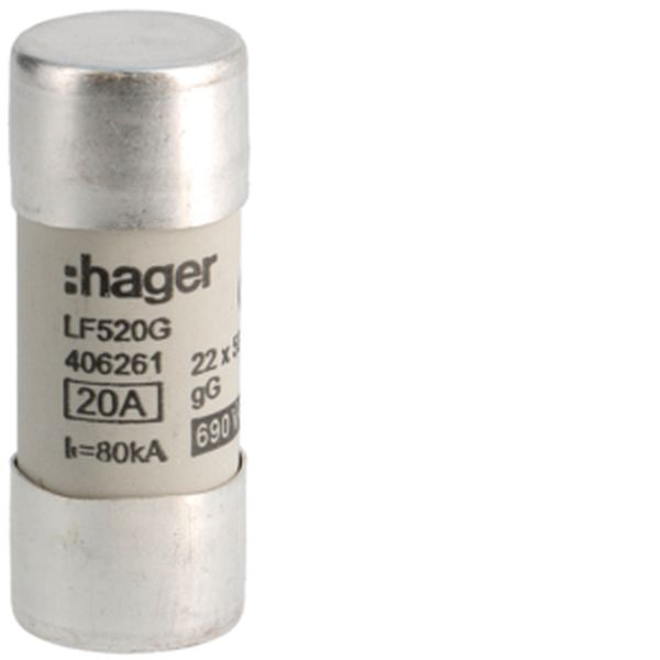Hager LF520G 22x58mm gG 20A Sicherung (LF520G)