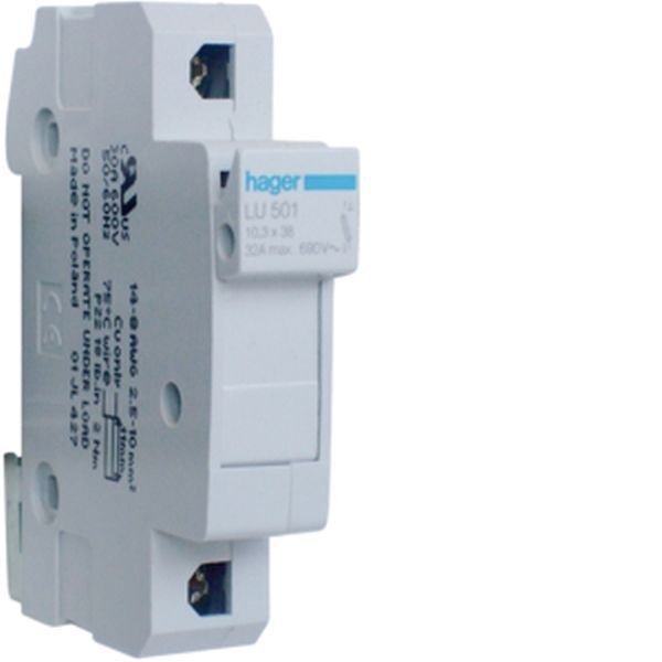 Hager LU501 1polig UL L38 1PLE Sicherungselement (LU501)