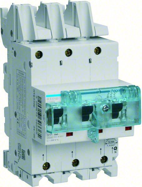 Hager HTS616C 3polig+N Cs-16A Sammelsch. QC SLS-Schalter (HTS616C)