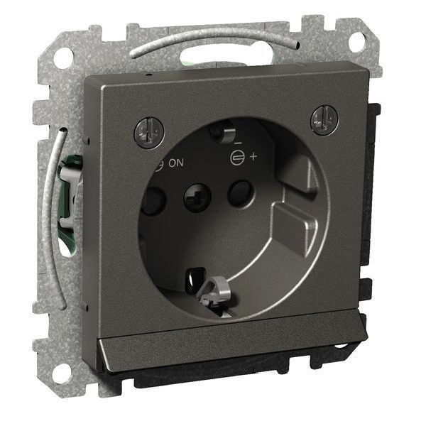 Elso mit LED-Orientierungsbel. anth. Exxact Steckdoseneinsatz (WDE003333)