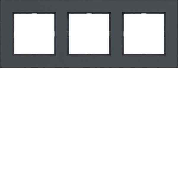 Hager 3f. A.8 anthrazit matt lackiert Rahmen (WAD8300AT)