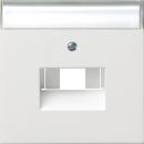 Gira 0284112,Abd. BSF UAE/IAE + Netzwerk Flächenschalter Reinweiß